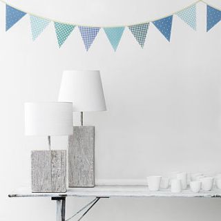 country bunting wall stickers by sunny side up
