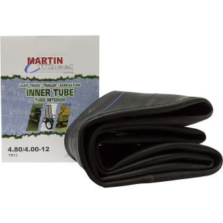Martin Wheel Inner Tube with Straight Valve Stem — For 12in. High Speed and Low Speed Applications, Model# T412K  Replacement Inner Tubes