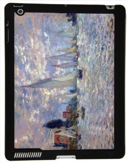 Rikki KnightTM Claude Monet Art Les Barques iPad Smart Case for Apple iPad® 2   Apple iPad® 3   Apple iPad® 4th Generation   Ultra thin smart cover with Magnetic support for Apple iPad Computers & Accessories