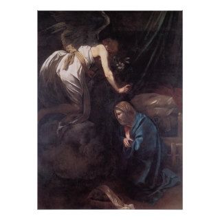 Caravaggio The Annunciation Poster