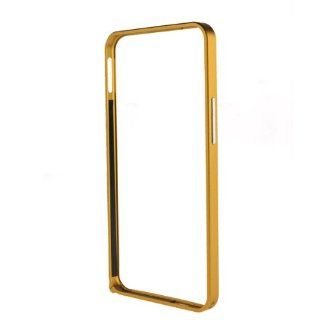 Ultra Thin 0.6 Mm Lightweight Metal Frame Bumper Case Cover for HTC One M7(gold) Cell Phones & Accessories