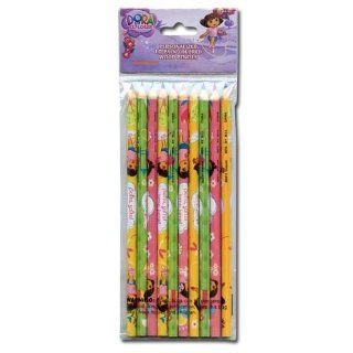 Dora The Explorer 10pk Colored Wood Pencils in a poly bag  Mechanical Pencils 