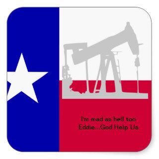 Texas Oil Rig Sticker