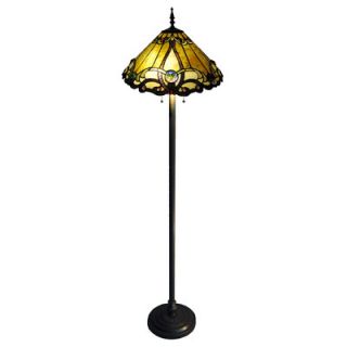Chloe Lighting Tiffany Style Victorian Torchiere Floor Lamp