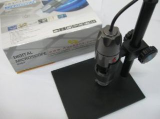 20X ~ 800X 8 LED 2MP USB Digital Microscope Endoscope Magnifier Camera + Vertical Lifting Stander