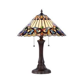 Tiffany Style Victorian 2 light Table Lamp Table Lamps