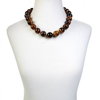 elements by NEST Tiger's Eye Round Bead 20" Necklace