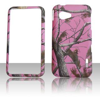 Camoflague Pink Real Tree Lg Enact Vs890 Verizon Phone Snap on Hard Case Cover Faceplates Protector Skin Accessory Cell Phones & Accessories
