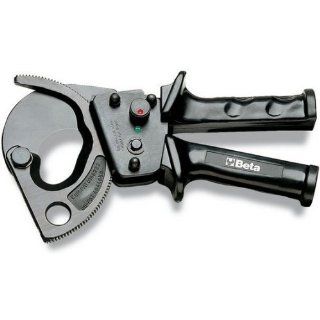 Beta 1134A Ratchet Cable Cutters, Burnished Finish, Plastic Handles Nippers And Snips