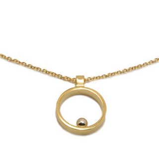 gold vermeil and silver mini pendant by machi de waard jewellery