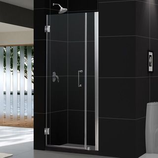 DreamLine Unidoor 33 37x72 inch Frameless Hinged Shower Door DreamLine Shower Doors