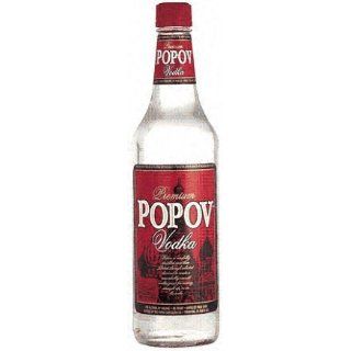 Popov Vodka 80@ 375ML Grocery & Gourmet Food