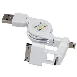 3 IN 1 Retractable Micro Mini USB Universal Charge Data Sync Cable Computers & Accessories