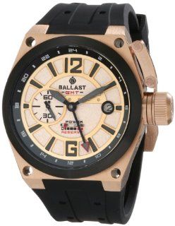 Ballast Men's BL 3119 06 Valiant Analog Display Automatic Self Wind Black Watch at  Men's Watch store.