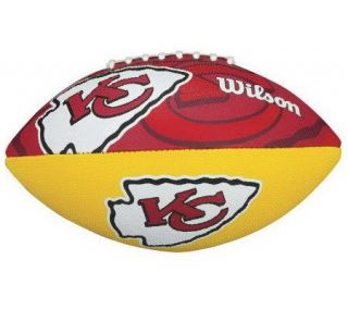 Wilson Jr. Super Grip NFL Team Color Rubber Football —