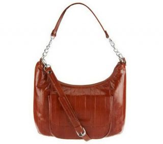 Lee Sands Ladies Crescent Shape Eelskin Handbag —
