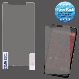 MyBat Motorola XT1080 Screen Protector Twin Pack   Retail Packaging   Clear Cell Phones & Accessories