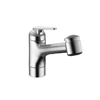 KWC 10.061.033.000 Domo 9" Pull Out Kitchen Faucet Top Lever Polished, Chrome.   Touch On Kitchen Sink Faucets  