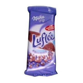 Milka Luflee Alpine Milk, 100g  Candy And Chocolate Bars  Grocery & Gourmet Food