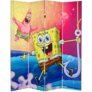 Oriental Furniture Tall Double Sided SpongeBob and Patrick Canvas Room