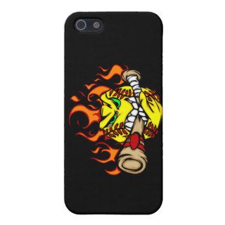 Softball Fury iPhone 5/5S Matte Finish Case Case For iPhone 5/5S