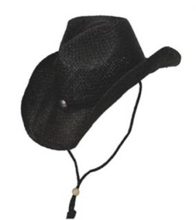 Peter Grimm Round Up Cowboy Hat, Black