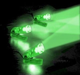 PC Lazer Beam LED Kit Green for Computer Case or Car   Track Lighting Accessories  