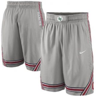 NCAA Nike Ohio State Buckeyes Replica Basketball Shorts   Gray (Small) Clothing