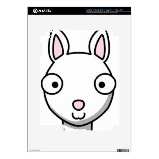 Cartoon Llama Face Decal For iPad 3
