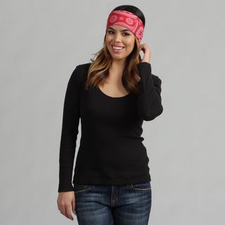 Obersee Adult Rag Tops Red Paisley Convertible Headwear