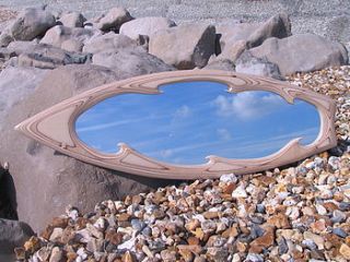 surfboard mirror, eternal wave design by surfmirrors