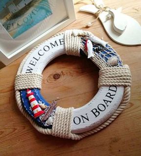 nautical welcome ring by the hiding place