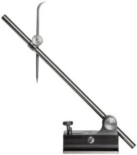 Starrett 56B Small Surface Gauge with Hardened Steel Base, 4" and 7" Spindle Length, Base 2" Length and 1 1/2" Width Surface Roughness Gauges