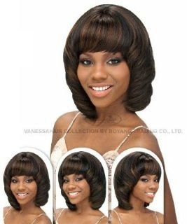 ERINA   Vanessa Fifth Avenue Collection Synthetic Hair Wig #1 Jet Black Health & Personal Care