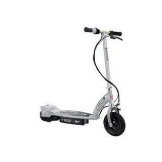 Razor E100 Motorized 24V Electric Scooter (Silver)  Electric Sports Scooters  Sports & Outdoors
