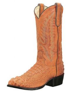 Men's Dan Post 13" Caiman Cowboy Boots TAN 7.5 EW Shoes