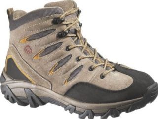Men's Wolverine Waterproof Huck Hiking Boots Brown / Yellow, BRN/YELLOW, 9M(D) Shoes