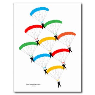 Parachute Formation Postcards