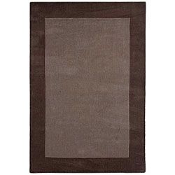 Hand tufted Grey/ Brown Rug (76 X 96)