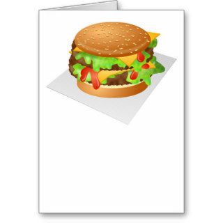 Double Cheeseburger Cards