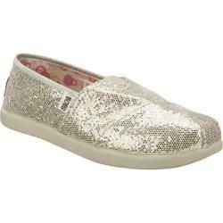 Girls' Skechers BOBS World Silver Skechers Slip ons