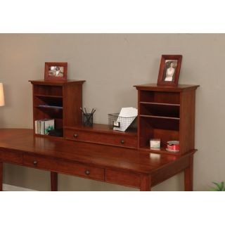 OS Home & Office Furniture Hudson Valley 60 Writing Desk with Hutch