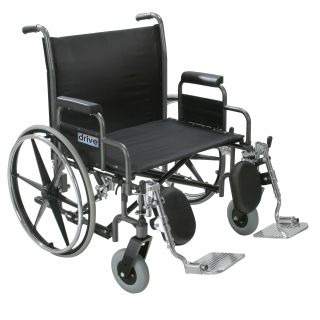 Sentra Heavy Duty Wheelchair With Extra large Contoured Armrests