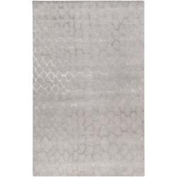 Bob Mackie Hand tufted Contemporary Grey Gephy New Zealand Wool Abstract Rug (33 X 53)
