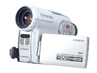 Hitachi DZHS300A DVD Hybrid Camcorder with 25x Optical Zoom & 8GB Hard Disc Drive Camera & Photo