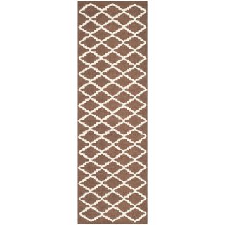 Safavieh Handmade Cambridge Moroccan Dark Brown Wool Rug With High/low Construction (26 X 8)