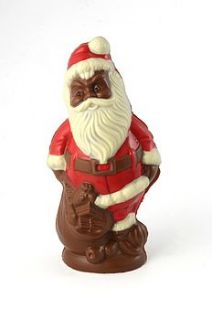 fat chocolate father christmas by madame oiseau fine chocolates