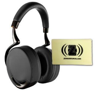 Parrot PF560103 Touch Activated Bluetooth Headphones (Black Gold) Bundle with Custom Designed Zorro Sounds Cleaning Cloth Electronics