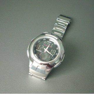 Casio Men's AQ160WD 1BV Stainless Steel Ana Digi Electro Luminescent Sport Watch Casio Watches