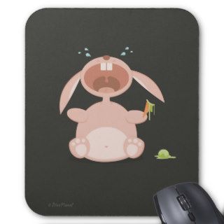 Funny Cartoon Bunny mousepad